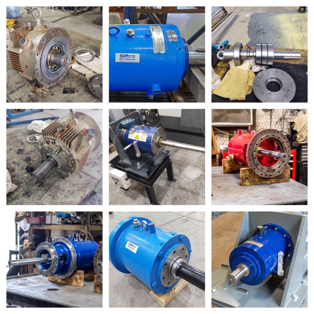 Reparación y ensayos de cámaras de empujes